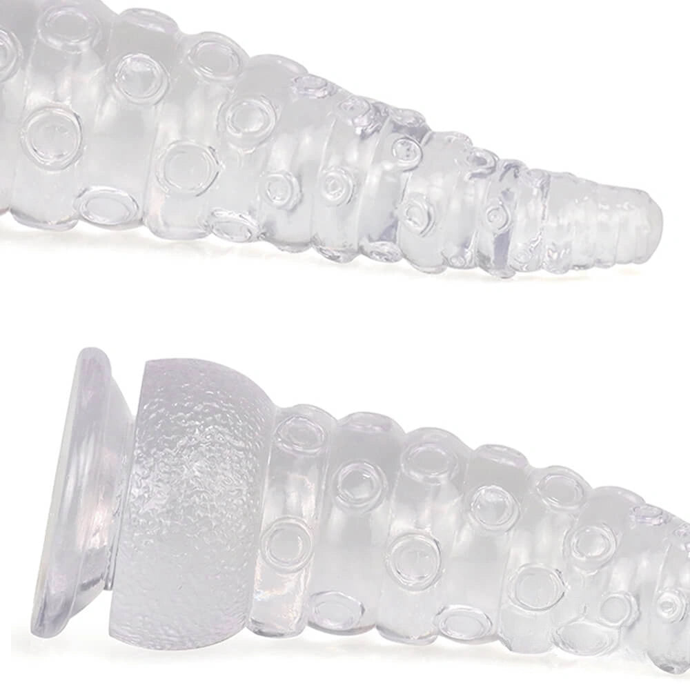 9.25in Octopus Tentacle Penis Dildo For Anal Expansion Sex Toy