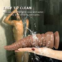 9.25in Octopus Tentacle Penis Dildo For Anal Expansion Sex Toy