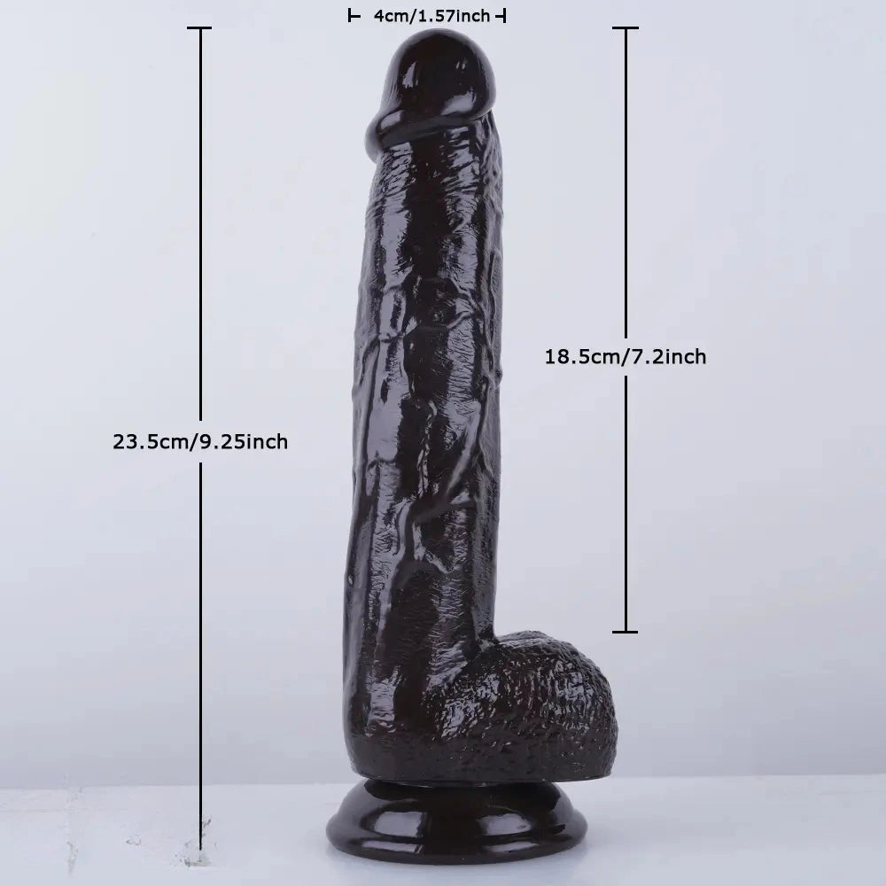 9.25in Prostate Massage Anus Dilator Vagina Masturbation Big Real Dildo