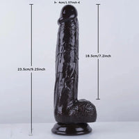 9.25in Prostate Massage Anus Dilator Vagina Masturbation Big Real Dildo