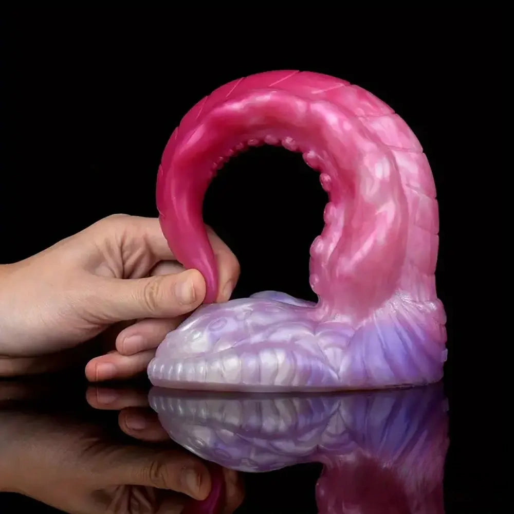 9.25in Real Octopus Tentacle Big Silicone Soft Dildo For Increased Sex