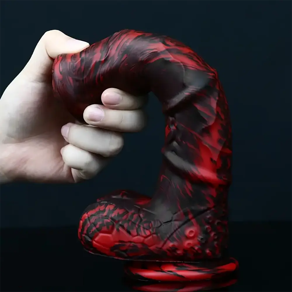 9.25in Realistic Horse Cock Silicone Soft Dildo With Suction Cup