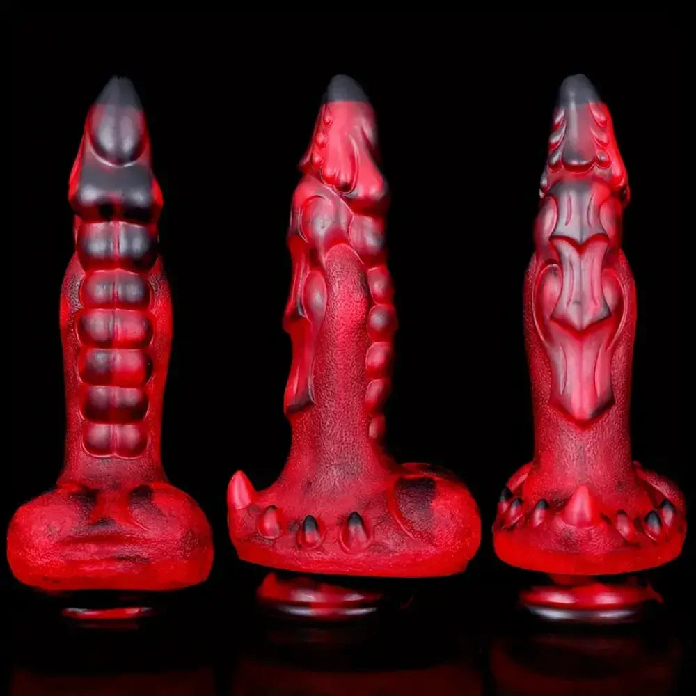 9.25in Retractable Heating Remote Control Vibrating Silicone Dildo