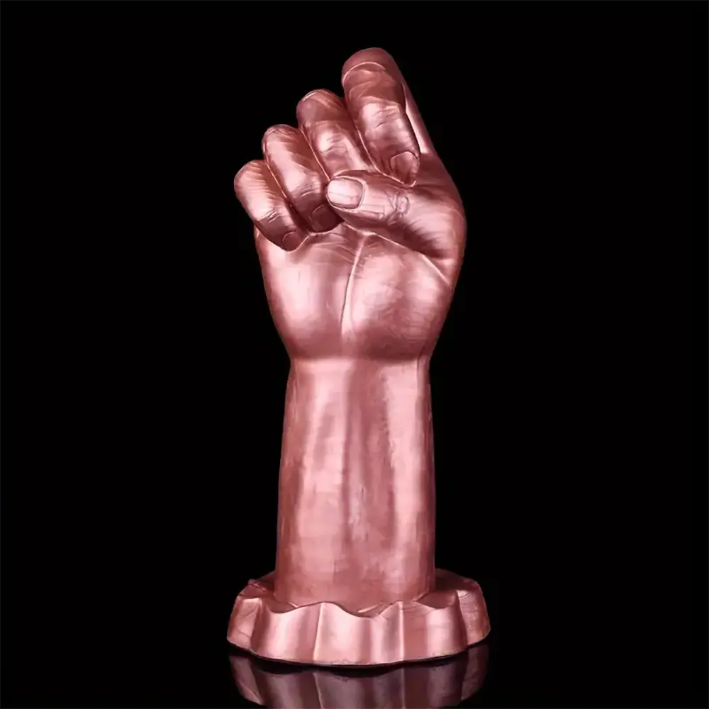 9.25in Silicone Fist Hand Anal Plug Dildo Unisex Intimate Massager