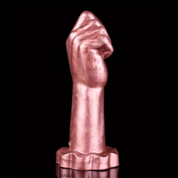 9.25in Silicone Fist Hand Anal Plug Dildo Unisex Intimate Massager