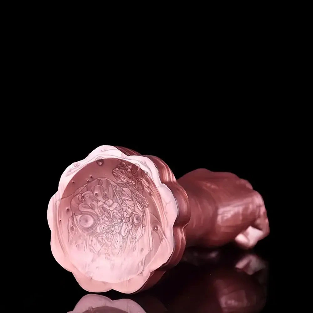 9.25in Silicone Fist Hand Anal Plug Dildo Unisex Intimate Massager