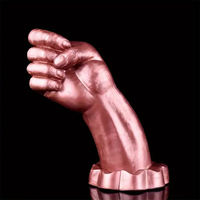 9.25in Silicone Fist Hand Anal Plug Dildo Unisex Intimate Massager