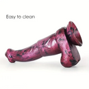 9.25in Silicone Horse Cock Animal Dildo Large Anal Masturbator