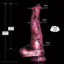 9.25in Silicone Horse Cock Animal Dildo Large Anal Masturbator