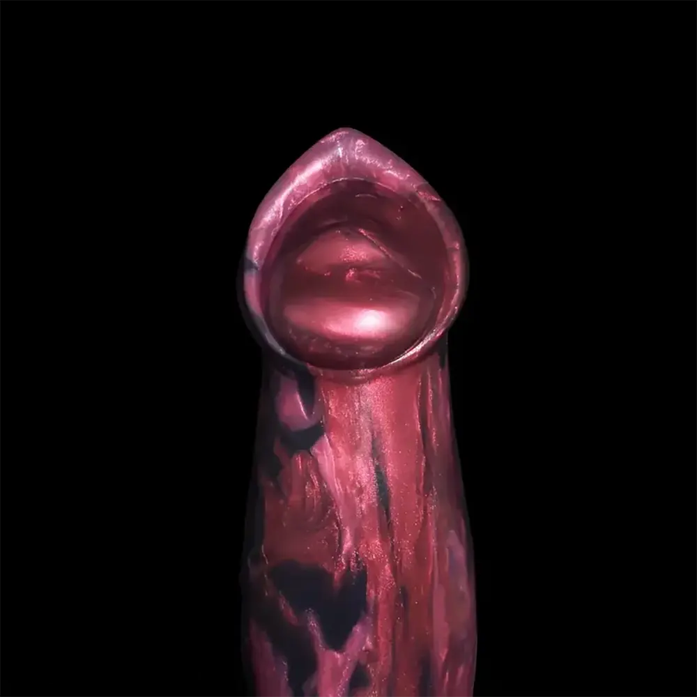 9.25in Silicone Horse Cock Animal Dildo Large Anal Masturbator