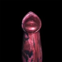 9.25in Silicone Horse Cock Animal Dildo Large Anal Masturbator
