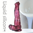 9.25in Silicone Horse Cock Animal Dildo Large Anal Masturbator