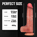 9.25in Soft G Spot Clitoris Orgasm Dildo Sex Toy For Adult