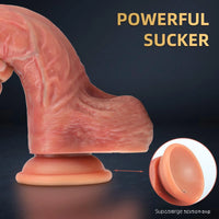 9.25in Soft G Spot Clitoris Orgasm Dildo Sex Toy For Adult