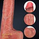 9.25in Soft G Spot Clitoris Orgasm Dildo Sex Toy For Adult