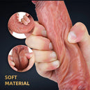 9.25in Soft G Spot Clitoris Orgasm Dildo Sex Toy For Adult
