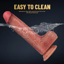 9.25in Soft G Spot Clitoris Orgasm Dildo Sex Toy For Adult