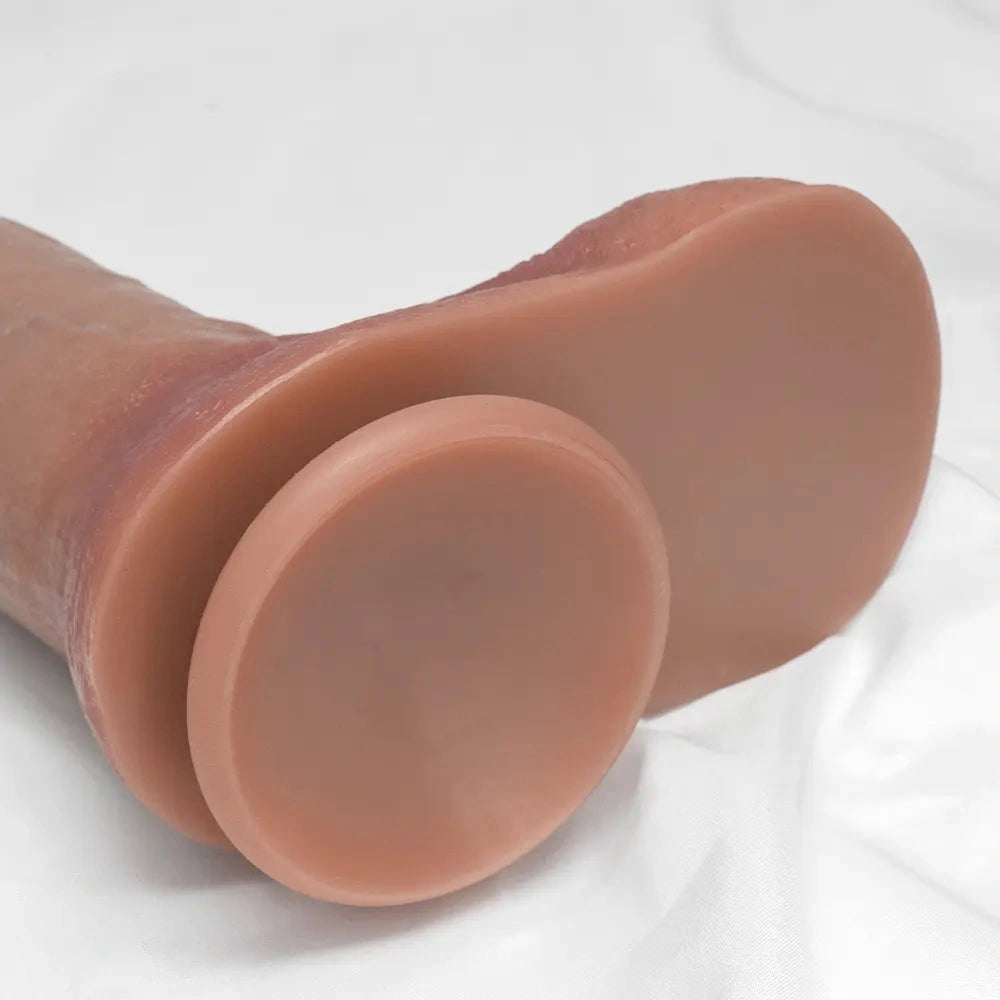 9.25in Strap on Silicone Soft Big Realistic Skin Feel Dildo For Couple Love