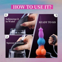 9.25in Vibrating Ejaculating Dog Knot Silicone Luminous Dildo For Love