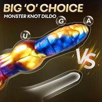 9.29in 3in1 Fantasy knot Vibrating Thrusting Remote Control Odd Dildo