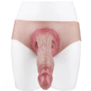 9.29in Silicone Dildo Leather Pants Strap on Realistic Skin Feeling Dildo