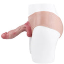 9.29in Silicone Dildo Leather Pants Strap on Realistic Skin Feeling Dildo
