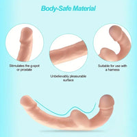 9.2in Double Ended Realistic Unisex For Dildo For Anal Masturbator
