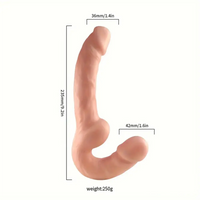 9.2in Double Ended Realistic Unisex For Dildo For Anal Masturbator