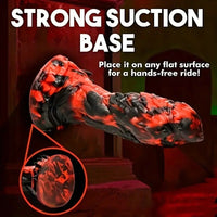 9.2in Liquid Silicone Blend Abnormal Creature Scale Soft Monster Big Dildo