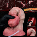 9.33in Couples Sex Game Toy Dual Density Silicone Ejaculating Dildo