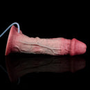 9.33in Couples Sex Game Toy Dual Density Silicone Ejaculating Dildo