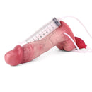 9.33in Couples Sex Game Toy Dual Density Silicone Ejaculating Dildo