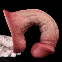 9.33in Double-layer Liquid Silicone Skin-like Realistic Extra Soft Dildo