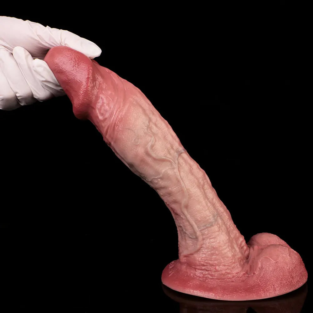 9.33in Double-layer Liquid Silicone Skin-like Realistic Extra Soft Dildo