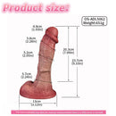 9.33in Double-layer Liquid Silicone Skin-like Realistic Extra Soft Dildo