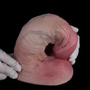 9.37in Dual Density Blue Veins Lifelike Soft Dildo For Experienced Users