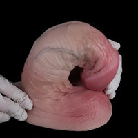 9.37in Dual Density Blue Veins Lifelike Soft Dildo For Experienced Users