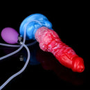 9.37in Fantasy Animal Inflatable Dog Knot Silicone Soft Animal Dildo