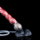 9.37in Realistic Horse Squirting Silicone Animal Knot Large Dildo