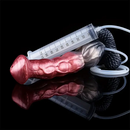 9.37in Realistic Horse Squirting Silicone Animal Knot Large Dildo