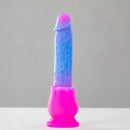 9.37in Rose Gradient Starry Sky Big Male Dildo For Stimulation Massager