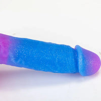9.37in Rose Gradient Starry Sky Big Male Dildo For Stimulation Massager