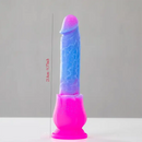 9.37in Rose Gradient Starry Sky Big Male Dildo For Stimulation Massager