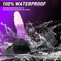 9.37in Silicone Strap-on Wearable Dildo Panty Hollow Monster Odd Dildo