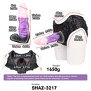 9.37in Silicone Strap-on Wearable Dildo Panty Hollow Monster Odd Dildo