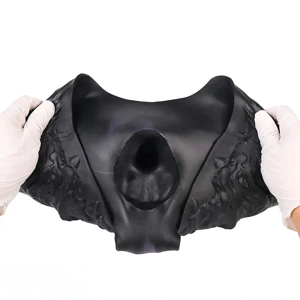 9.37in Silicone Strap-on Wearable Dildo Panty Hollow Monster Odd Dildo
