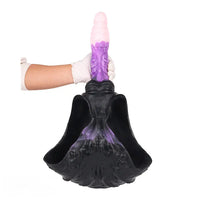9.37in Silicone Strap-on Wearable Dildo Panty Hollow Monster Odd Dildo