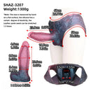 9.37in Spiked Monster Hollow Dildo Harness Pants Strap on Big Cock