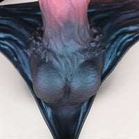 9.37in Spiked Monster Hollow Dildo Harness Pants Strap on Big Cock