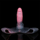 9.37in Spiked Monster Hollow Dildo Harness Pants Strap on Big Cock